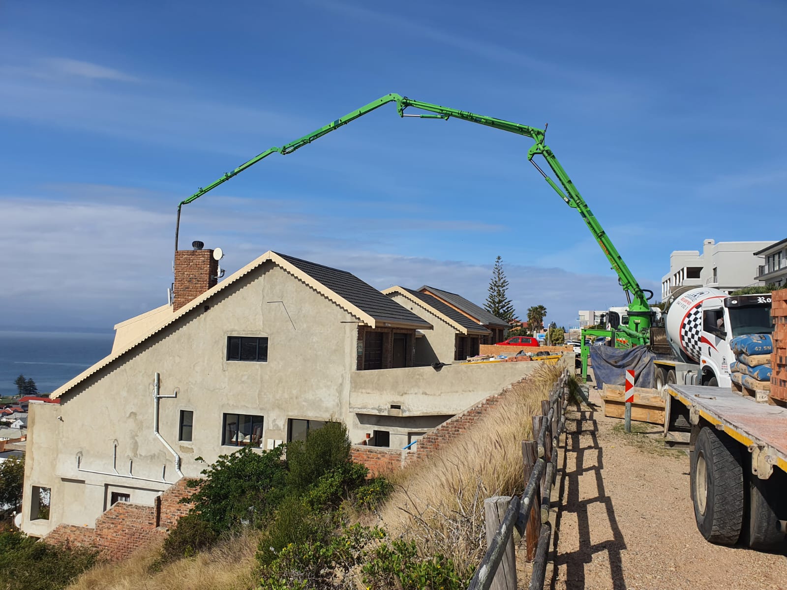 Construction Progress in mossel bay heights VT Construction Group